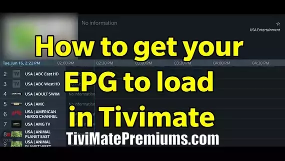 Fixing EPG issues with Tivimate