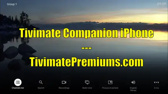 Tivimate Companion iPhone Apple